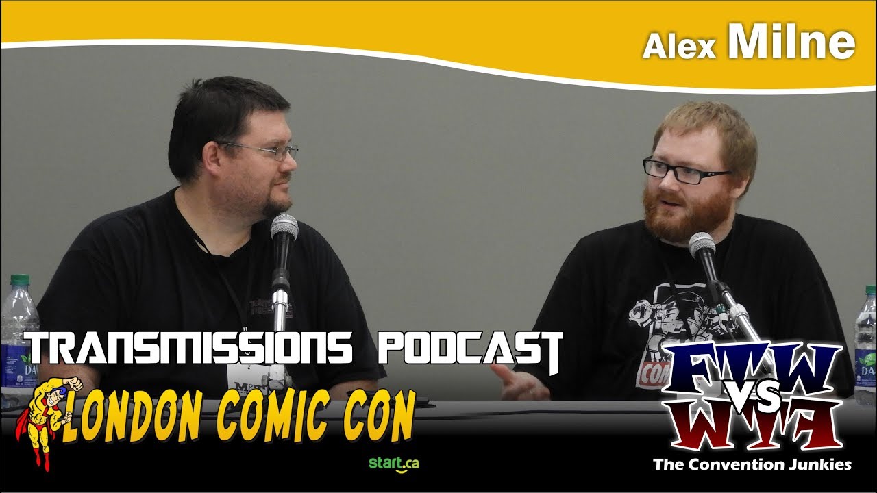 Alex Milne (TransMissions Podcast) London Comic Con 2017 Q&A Panel