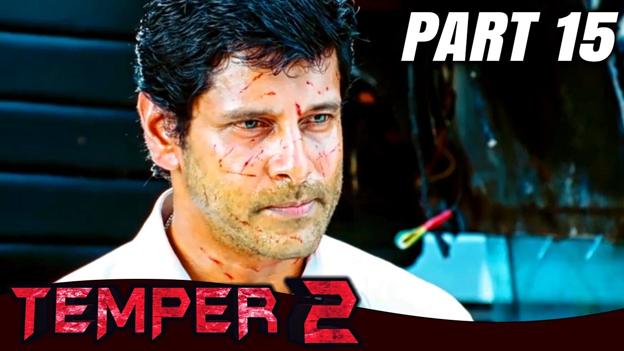 Temper 2 (टेंपर 2) - PART 15 of 15 | Tamil Action Hindi Dubbed Movie | Vikram, Shriya Saran