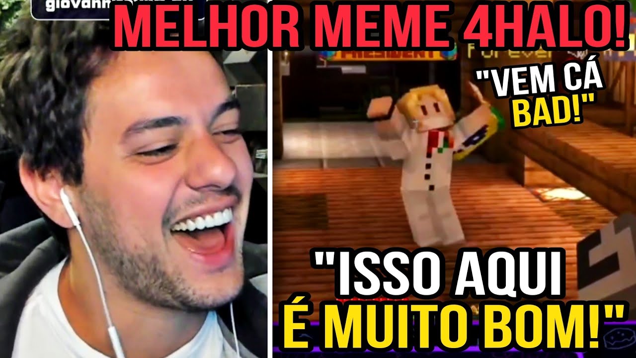 FOREVER DEIXOU O BAD CONSTRANGIDO KKKK MELHOR MEME 4HALO | MINECRAFT QSMP