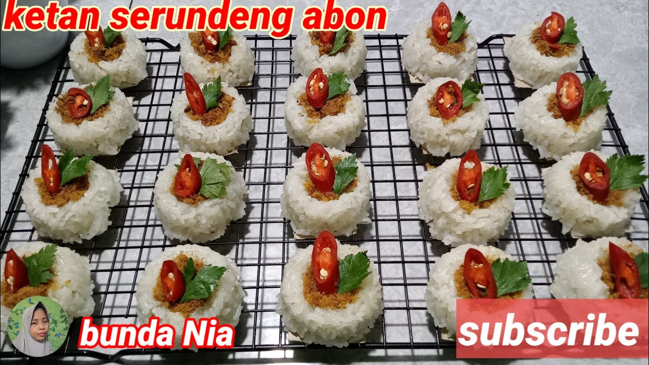 Satu resep berbahan ketan untuk isian Snack box !