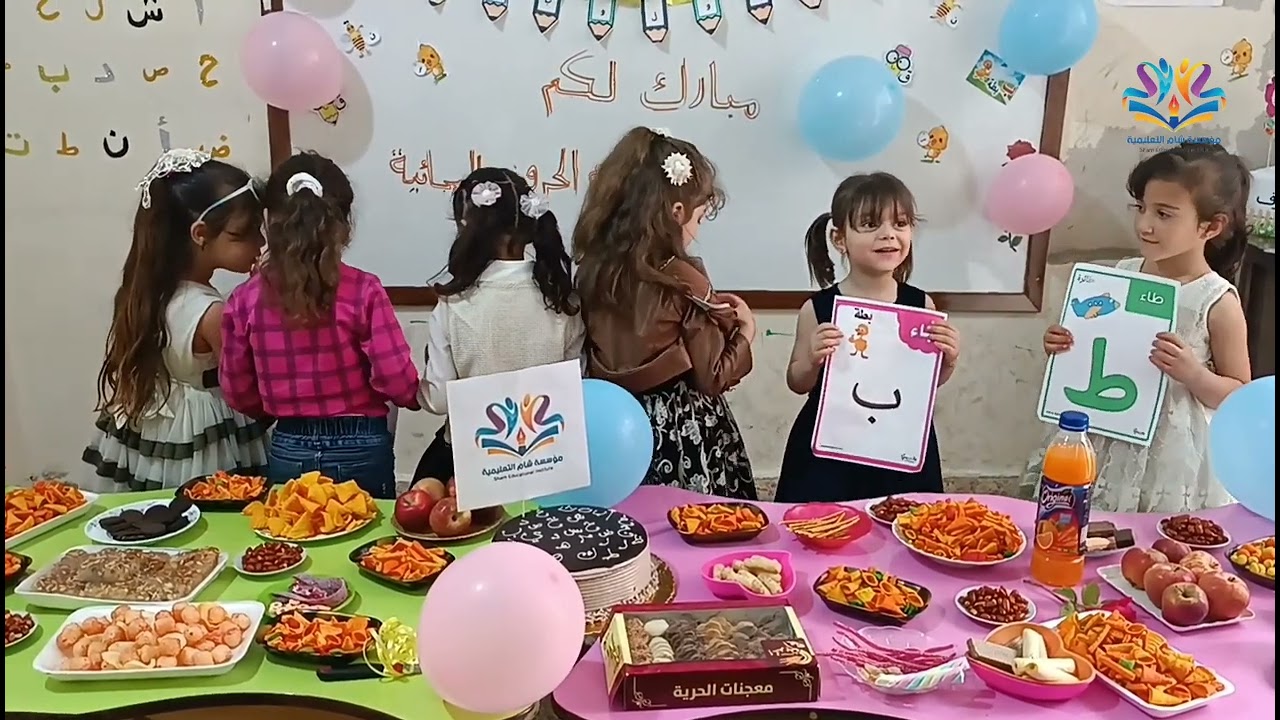 حفل ختام أحرف اللغة العربية لطلابنا المبدعين في مؤسسة شام التعليمية ✨📚