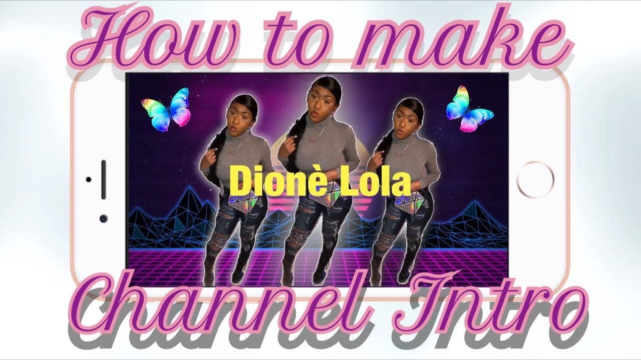 HOW TO : Create Advance Youtube Intro On iPhone 🦋✨