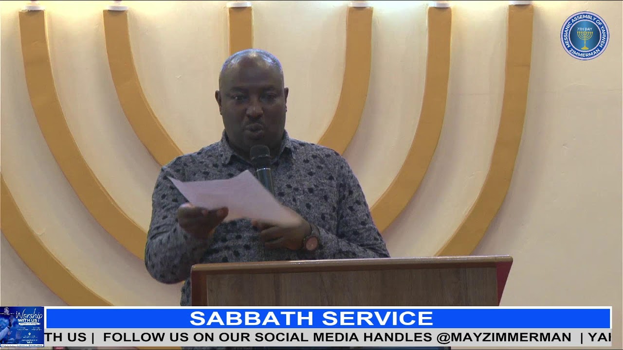 WEEKLY SABBATH SERVICE  07/02/2026
