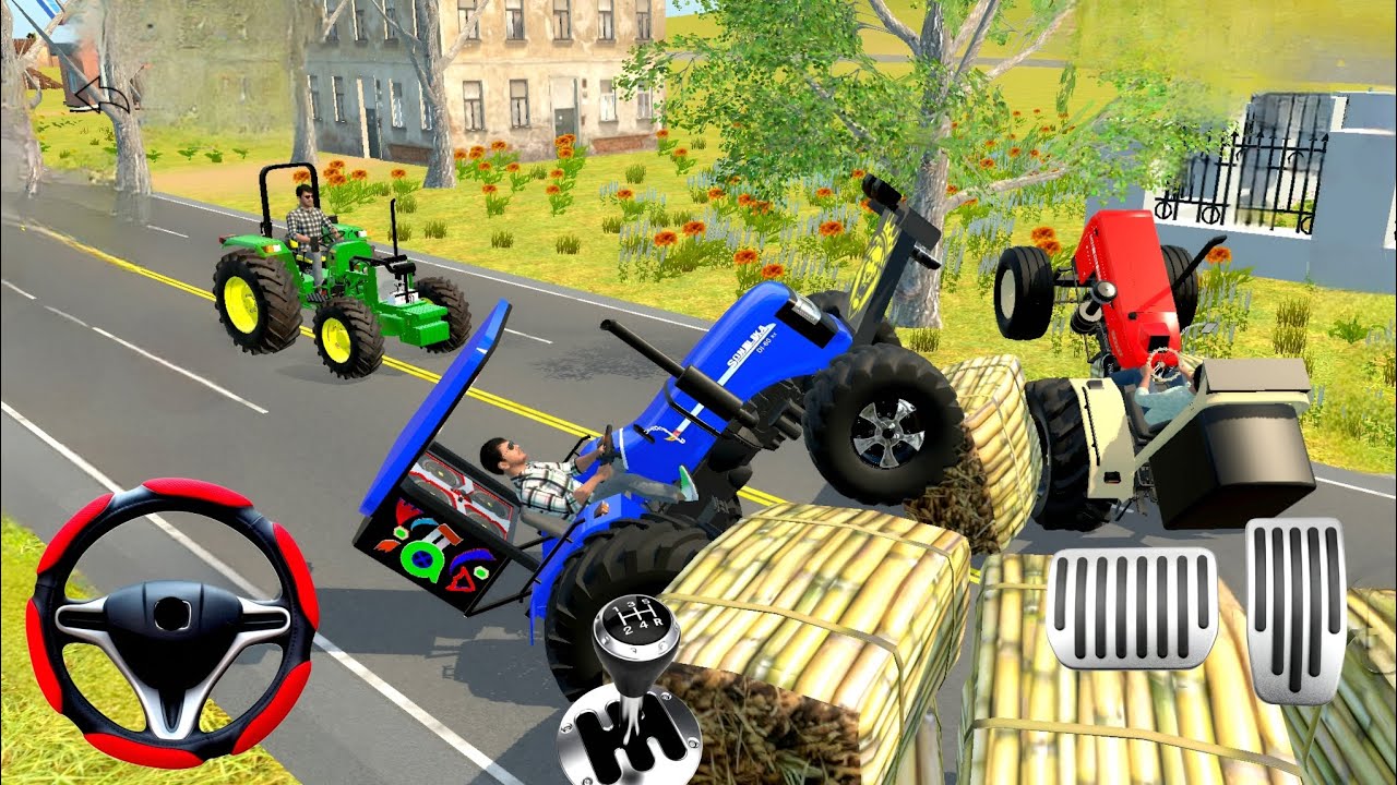 Tractor Rescue Game: John deere, Swaraj and Sonalika