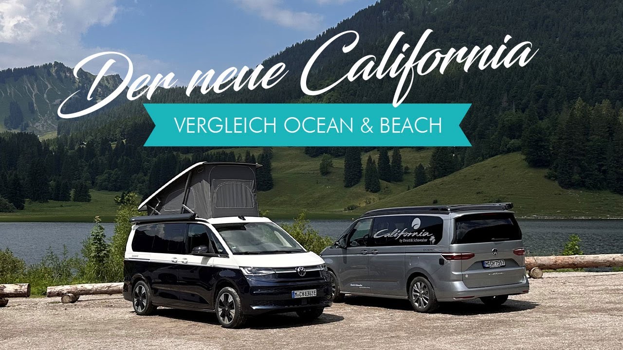 VW Der neue California | Vergleich Beach & Ocean mit Roland Hefter & Jürgen | Gesamtfilm