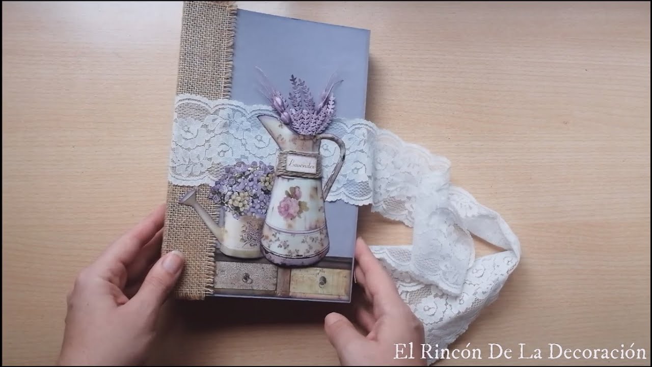 Álbum inspiración lavanda. Stamperia Provence Lavande.