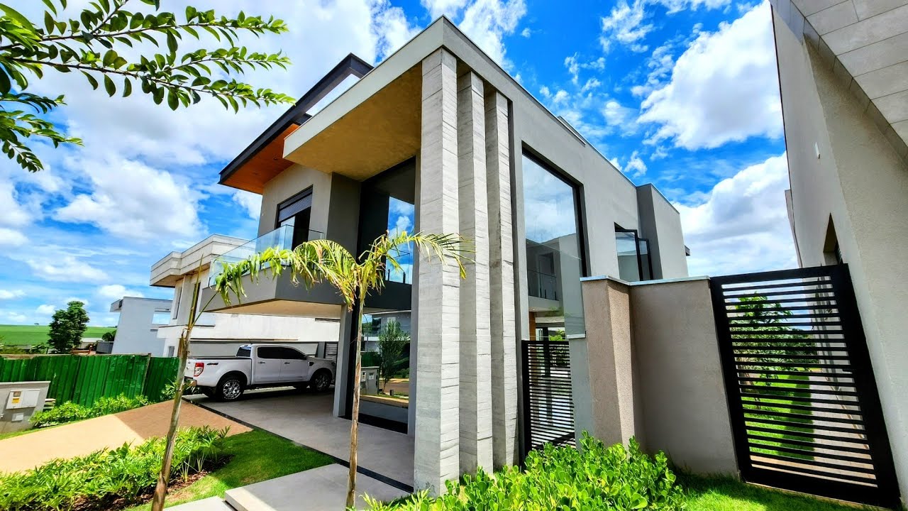 R$ 3.400.000,00- CASA MODERNA- NOVA- COMPLETA- EM ALPHAVILLE RIBEIRAO PRETO/SP - 4 SUÍTES - 530M²