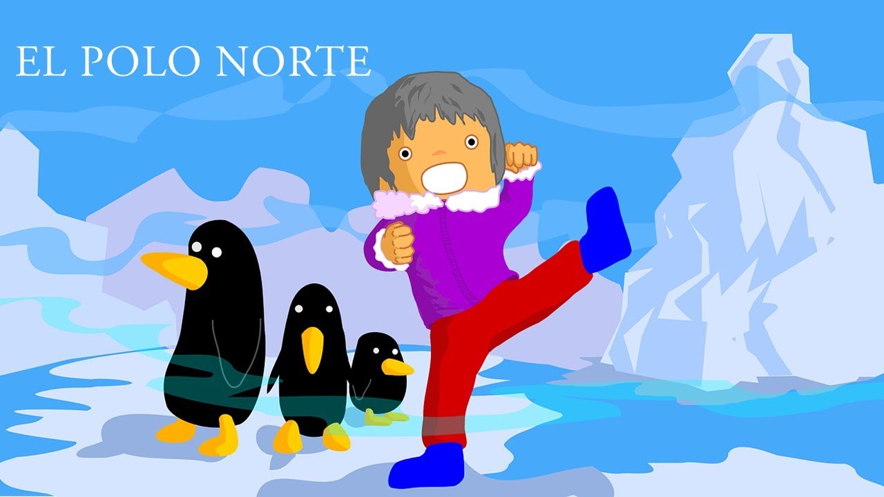 El polo norte para niños, vídeos educativos.