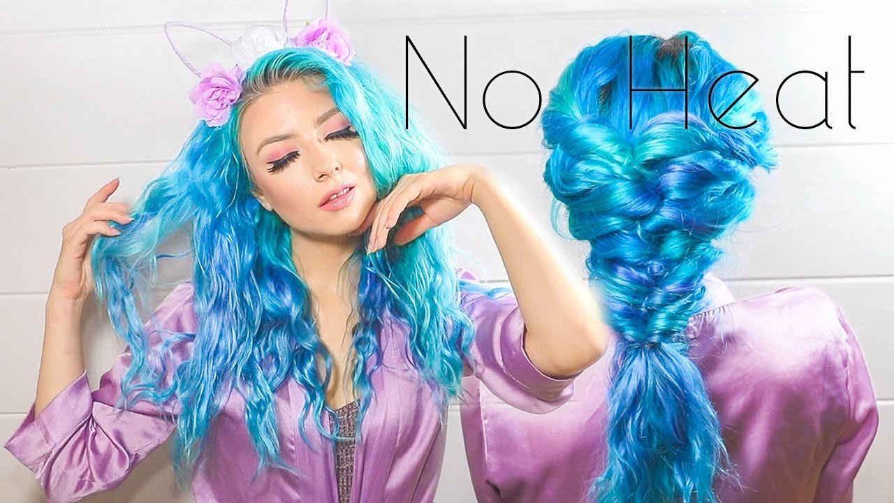HOW TO: Mermaid Waves No Heat and Boho Pull Through Braid Tutorial