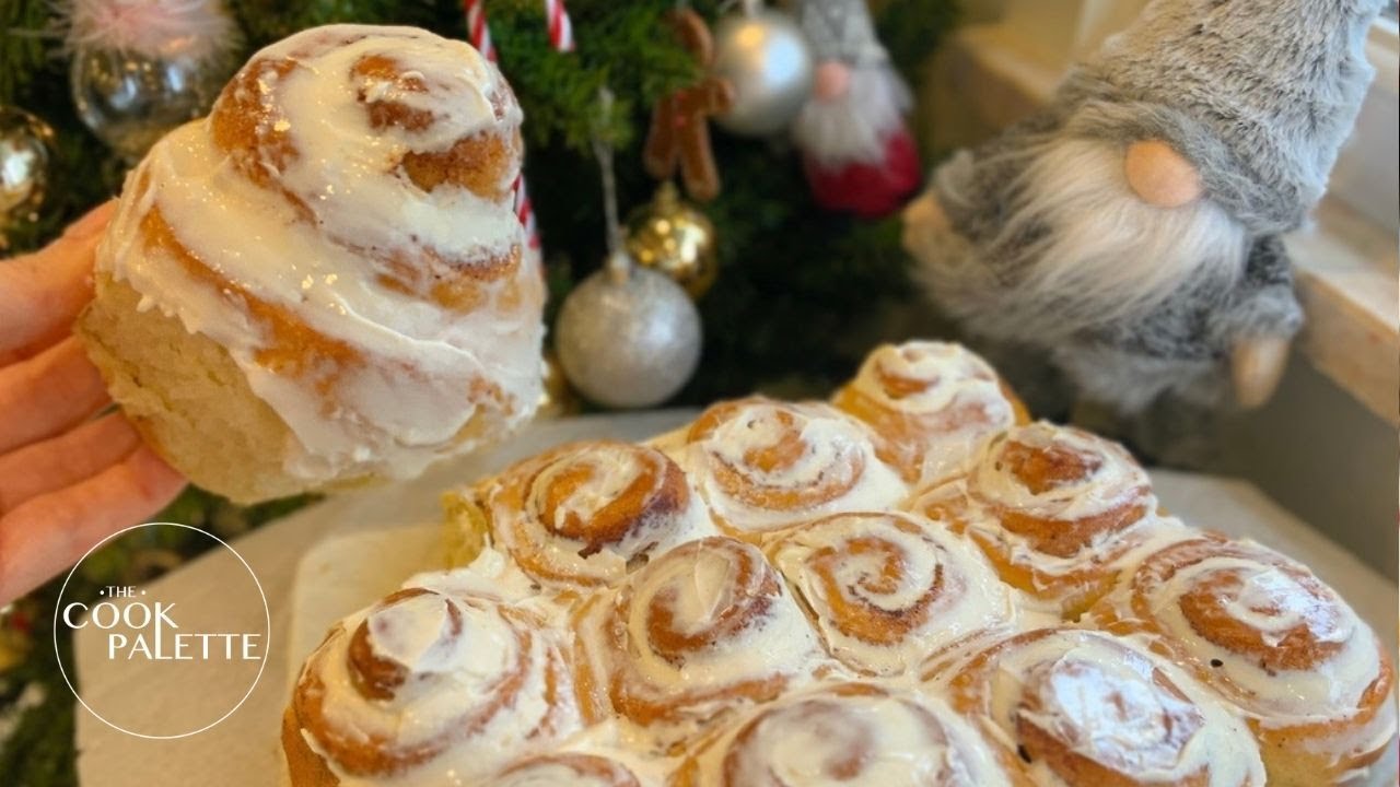 Yumuşacık Krema Soslu Tarçınlı Çörekler ❤️ Cinnamon  Rolls Tarifi