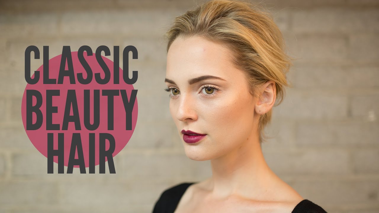 Classic Hair Chignon Paired with Classic Makeup