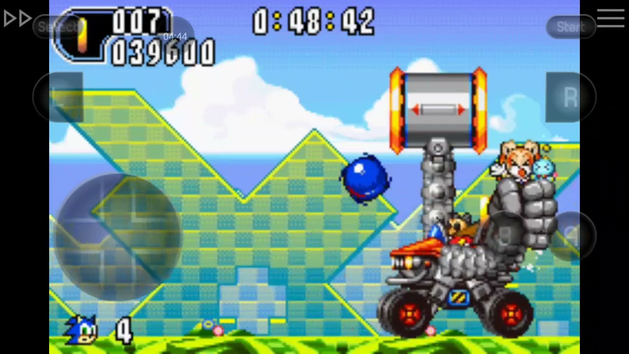 Jogando sonic adverce 2 e fui muito rápido 💨