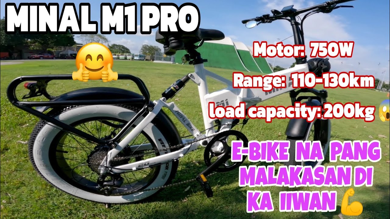 FOLDING E-BIKE | PANG MALAKASAN NA DI KA IIWAN | MINAL M1 PRO