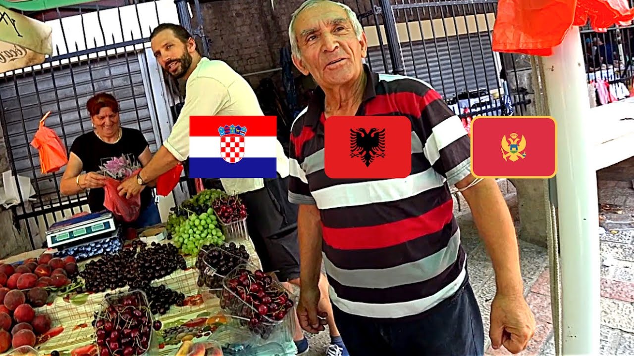 ALBANAC i HRVAT na pijaci u CRNOJ GORI