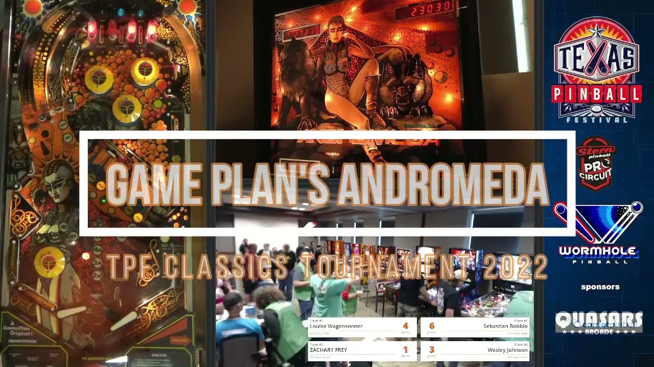 Game Plan’s Andromeda @TPF Classics #pinball #tournament