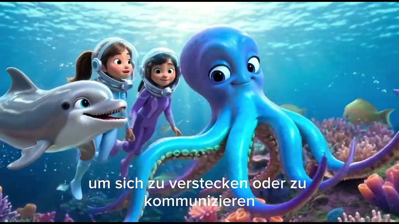 Unterwasserwelt mit Bubbles - Lern-Abenteuer unter dem Meer für Kinder!