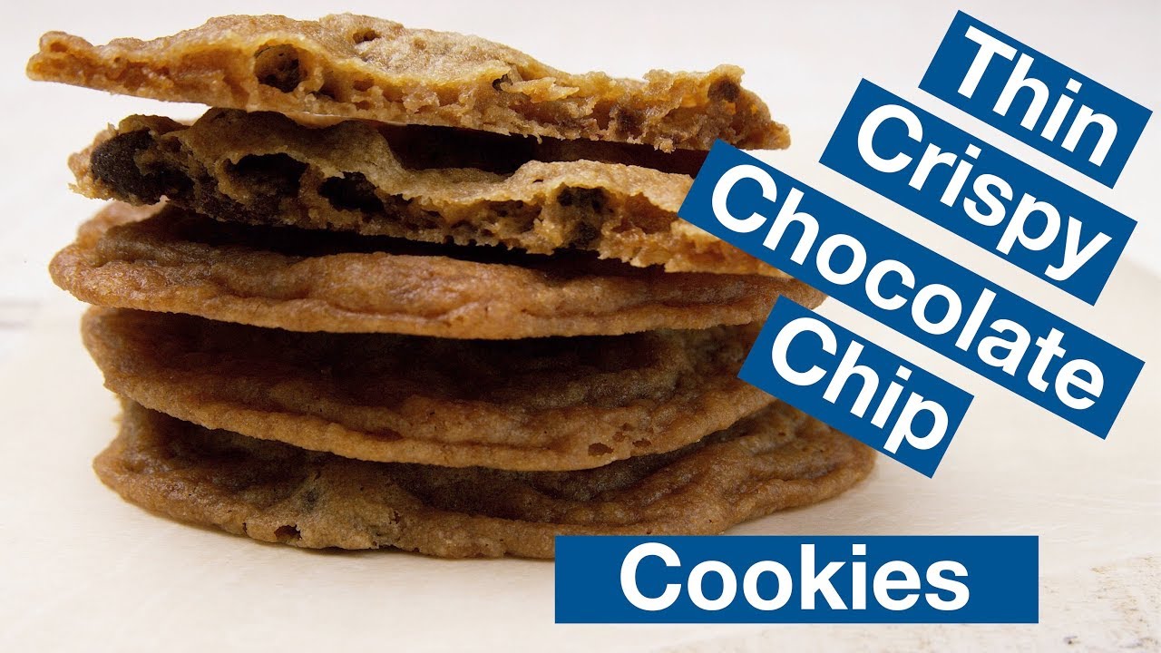 🍪 Рецепт тонких хрустящих печеньек с шоколадной крошкой