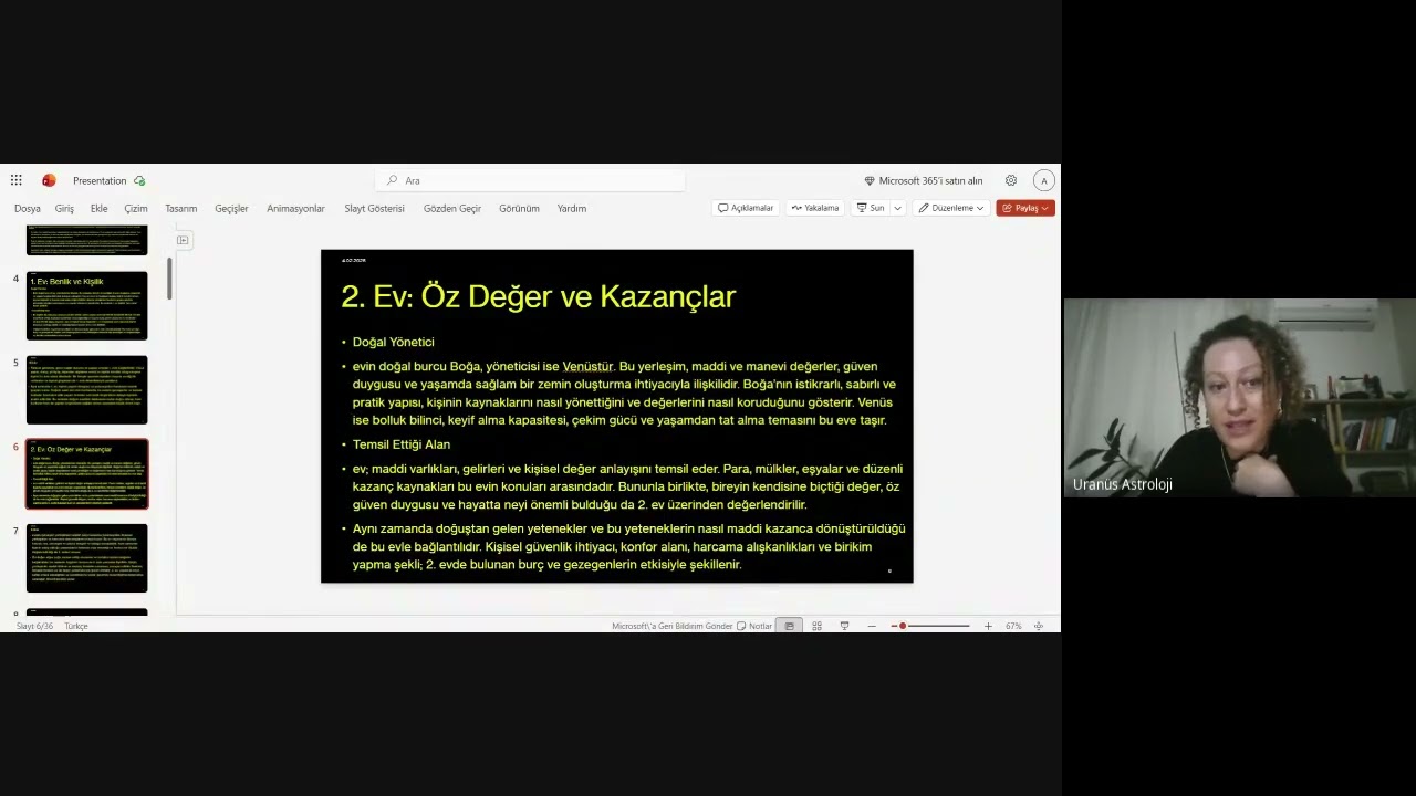Astrolojide Evler ve Anlamları 