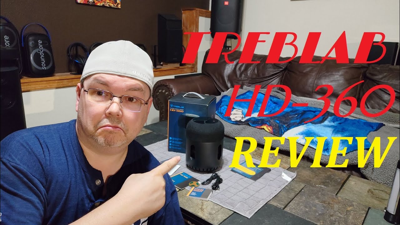 TREBLAB HD-360 Speaker Review 🔉 360° Sound, 90w, TWS, 20Hr 🔋 The Cadillac of Bluetooth Speakers?😲