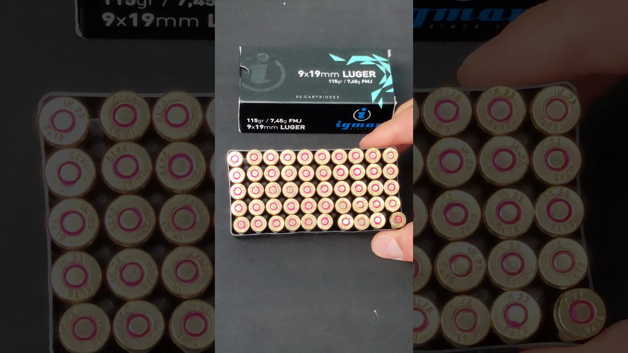 Igman 9mm 115gr FMJ Ammo