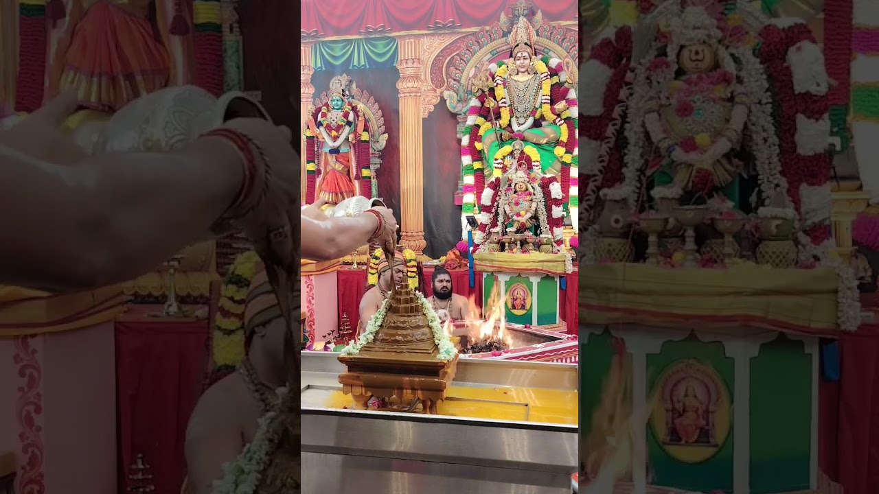 Navakshari Navalaksha Jaba Maha Yagam - Day 2 - 2nd Kaalam, with Maha Mehru Abishegam.