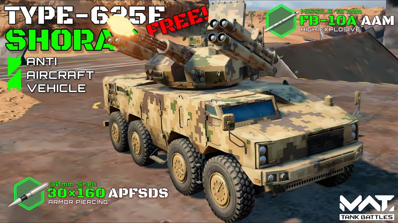 Scanning The Skies With Type-625E SHORAD April Battlepass Free Vehicle! | MWT Tank Battles