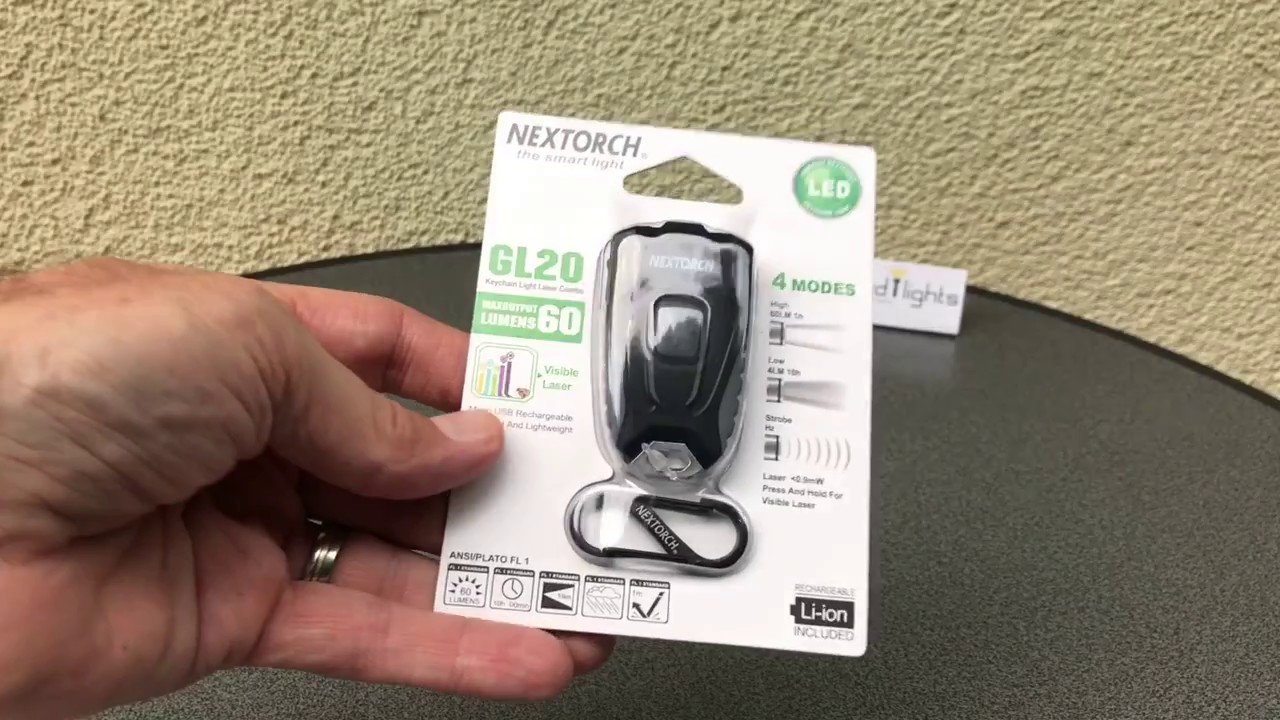 Nextorch GL20 EDC mit Laserpointer