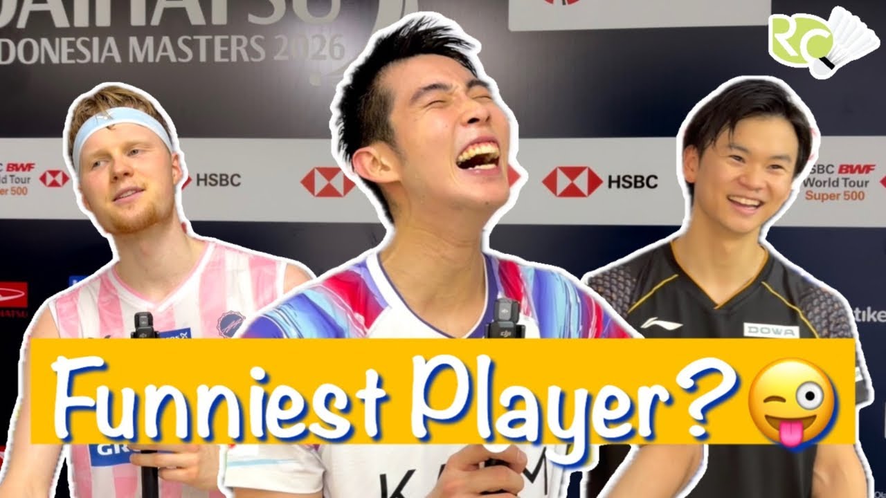 Who’s the Funniest Player on the BWF Tour?