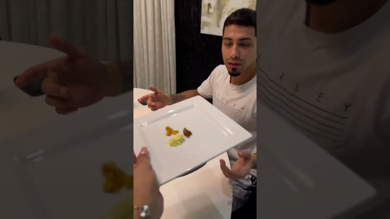 Mom serves son big plate of food and gives dad a little bit #shorts
