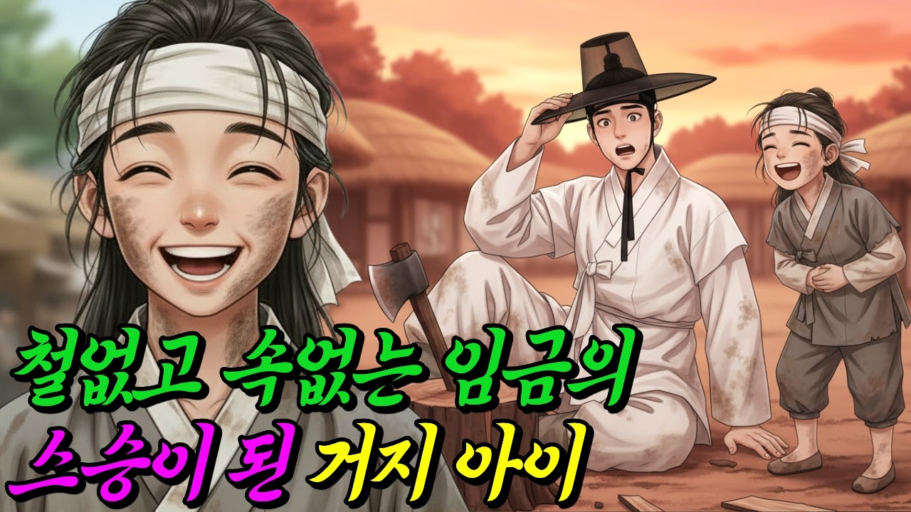 철없고 속없는  떡을 훔친 거지가 알고보니 조선의 임금이었다. 한 거지소년을 만나 겪게되는 파란만장한 사연. 야담 | 전설 | 설화 | 옛날이야기 | 오디오북 | 민담