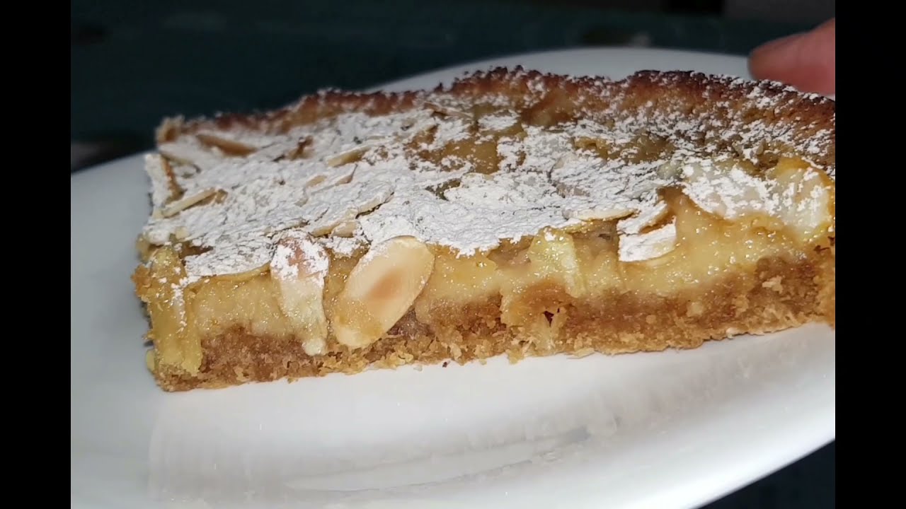 Crostata mandorle e arancia con crema di anacardi. Dolce vegano, no grassi, farina e glutine