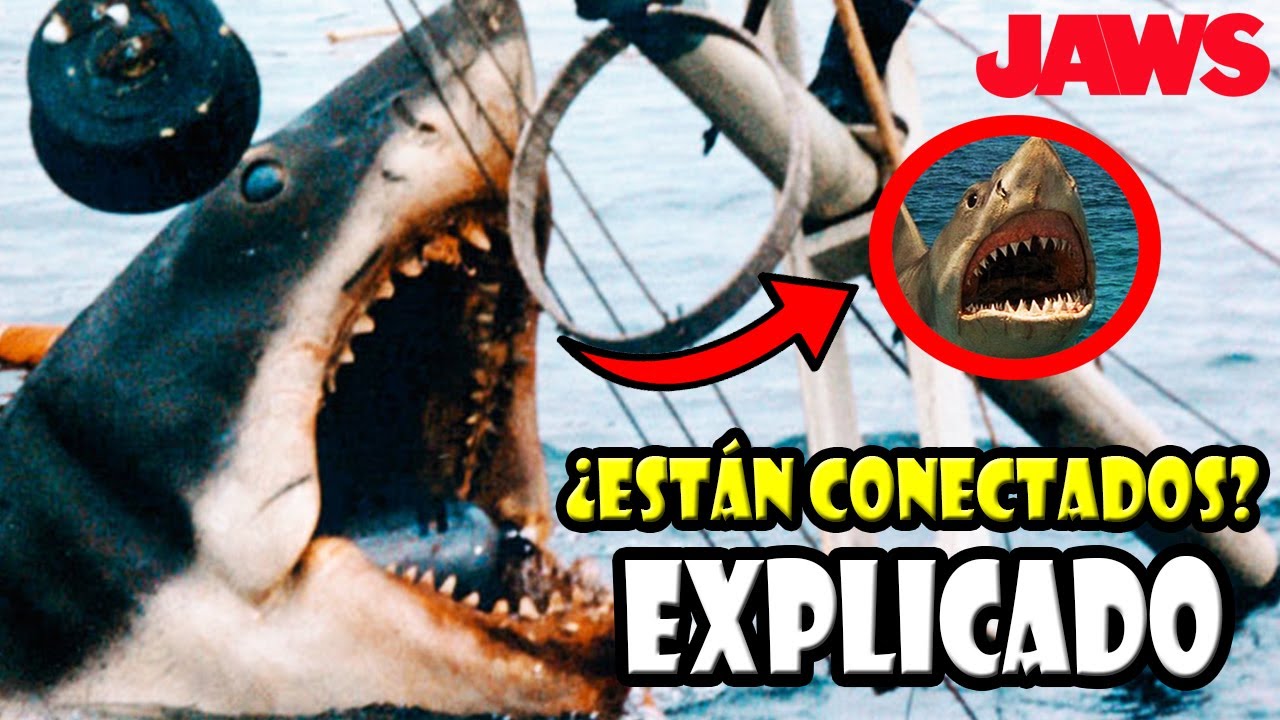 TODOS LOS TIBURONES DE LA SAGA JAWS | CONEXIÓN EXPLICADA