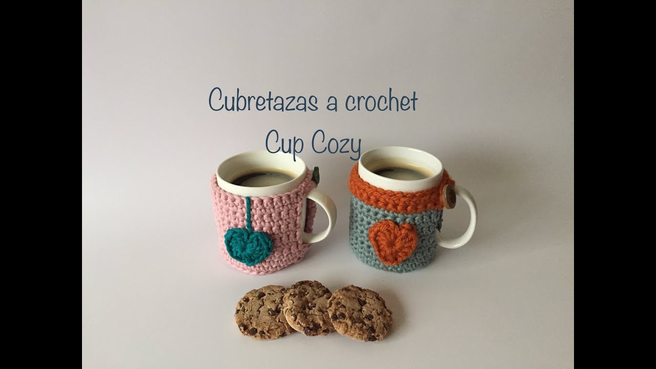 Cubretazas a crochet 