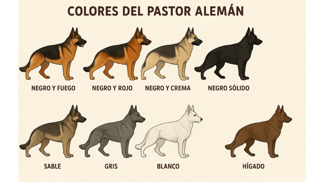 Pastor Alemán: ¿Sabías que existen ESTOS COLORES? 😱