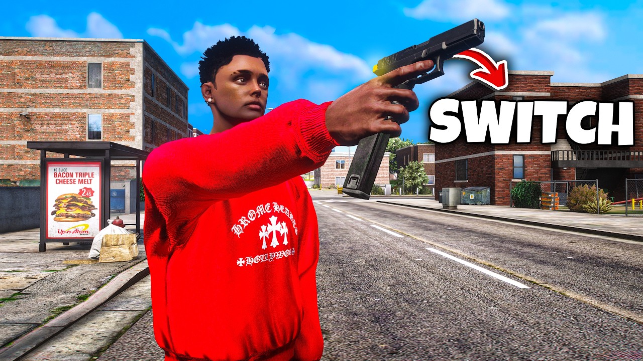 I CRASHED OUT with my GOLD GLOCK SWITCH in GTA 5 RP..