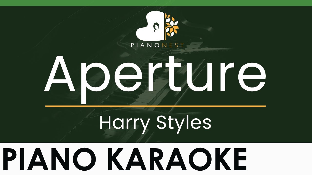 Harry Styles - Aperture - LOWER Key (Piano Karaoke Instrumental)