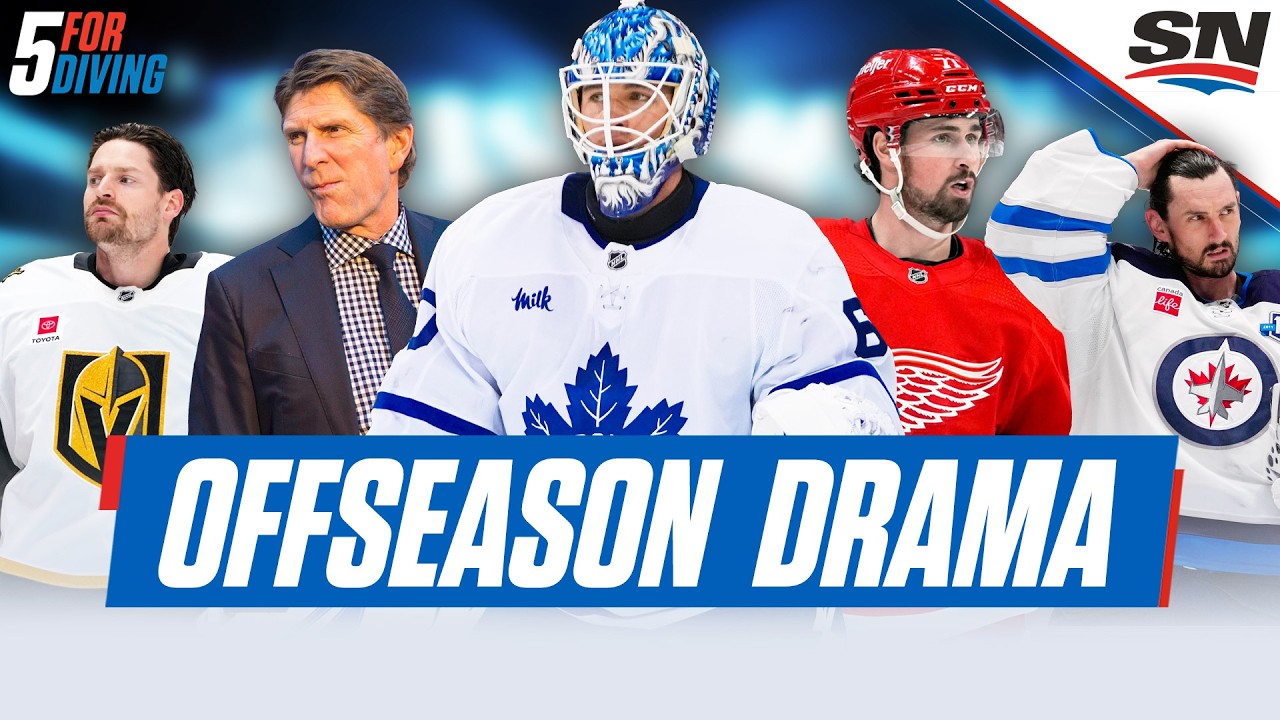 The NHL Offseason Drama BEGINS | 5 For Diving