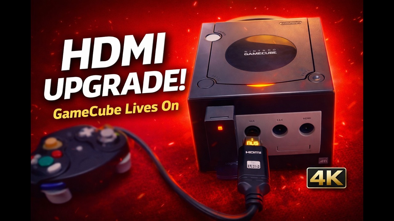 Adding a HDMI port to my Nintendo GameCube!!