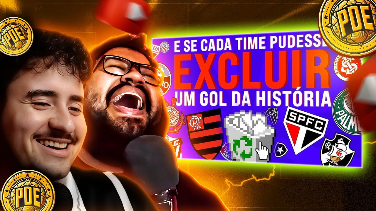 E SE CADA TIME PUDESSE EXCLUIR UM GOL DA HISTÓRIA? STORABLE FUTEBOL | REACT PDE
