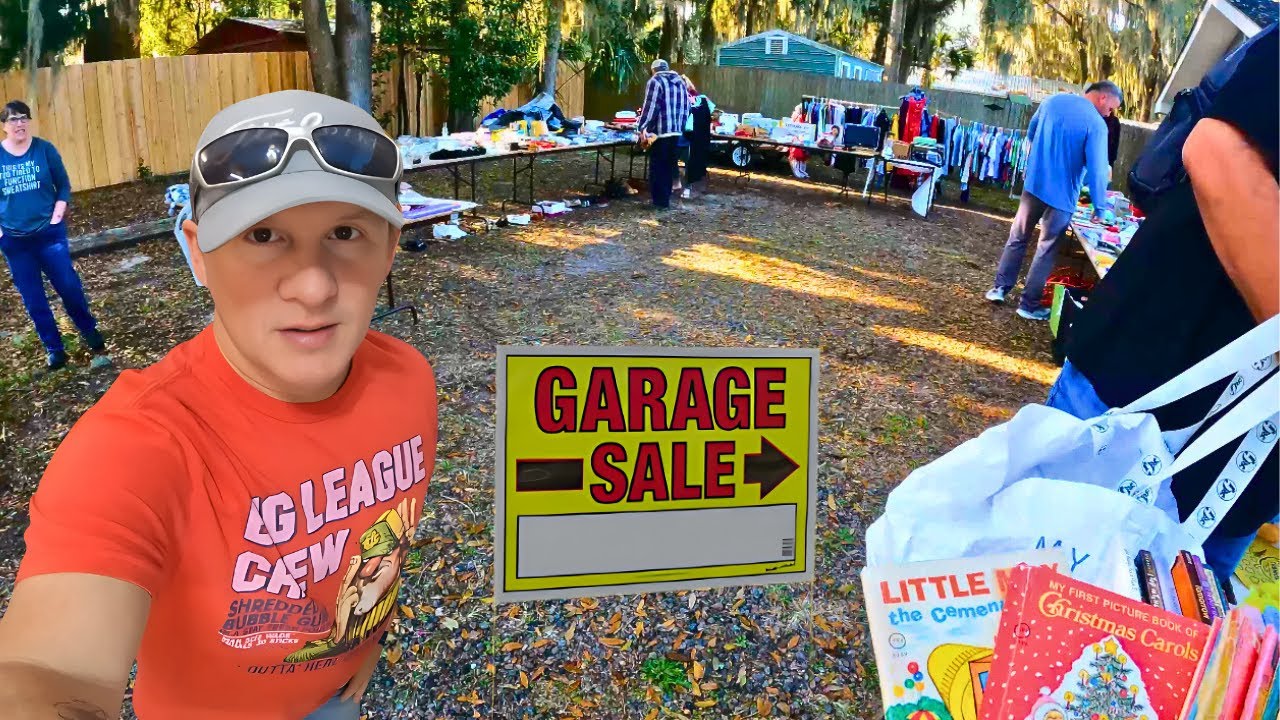 AND THEY SAY YOU CAN'T FIND ANYTHING GOOD AT GARAGE SALE ANYMORE