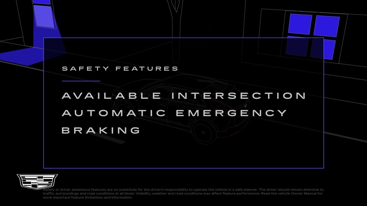 How to Use Intersection Automatic Emergency Braking | Cadillac