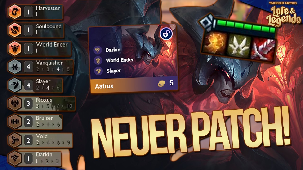 Neuer Patch - Aatrox ist jetzt ein BIEST! | TFT Set 16 Banger 36