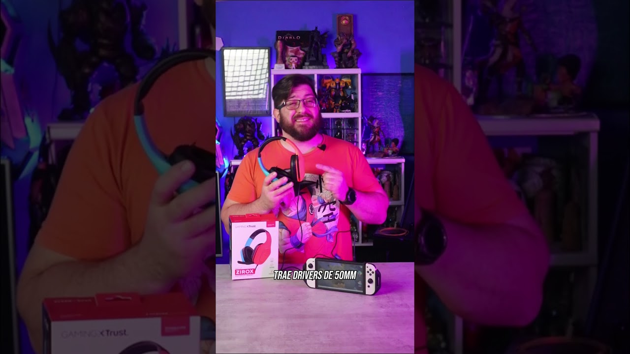 &iquest;Los Auriculares de la Nintendo Switch? | Headset Trust Zirox ULTRALIGEROS