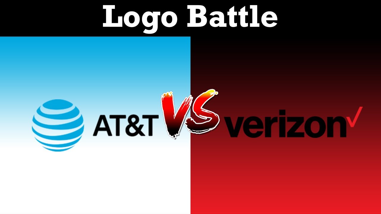 AT&T VS Verizon - Logo Battle