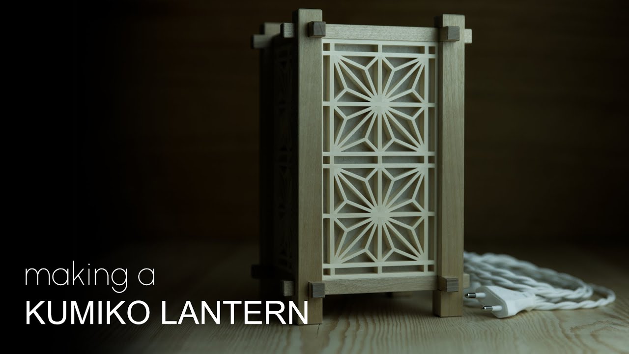 Handcrafted Kumiko Lantern - This is how I made it