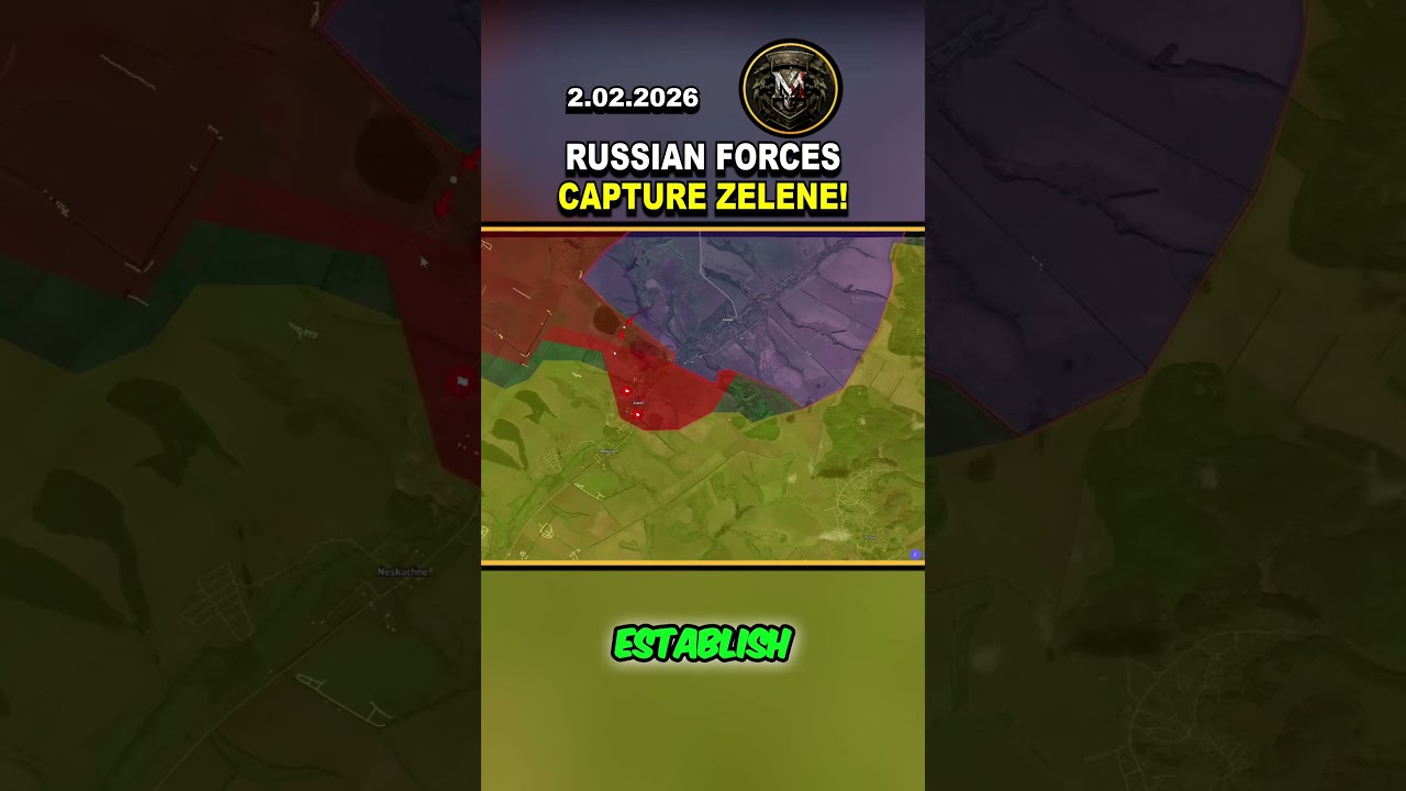 🚨 KHARKIV UPDATE: ZELENE CONTROL CONFIRMED, MAP ADJUSTED #russia #ukraine #viral