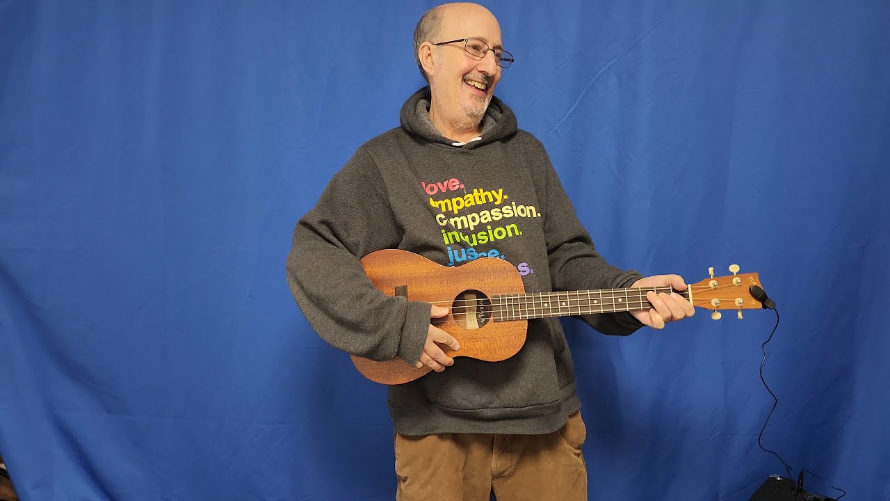 Forever Young (Bob Dylan cover) octave uke playalong open D tuning