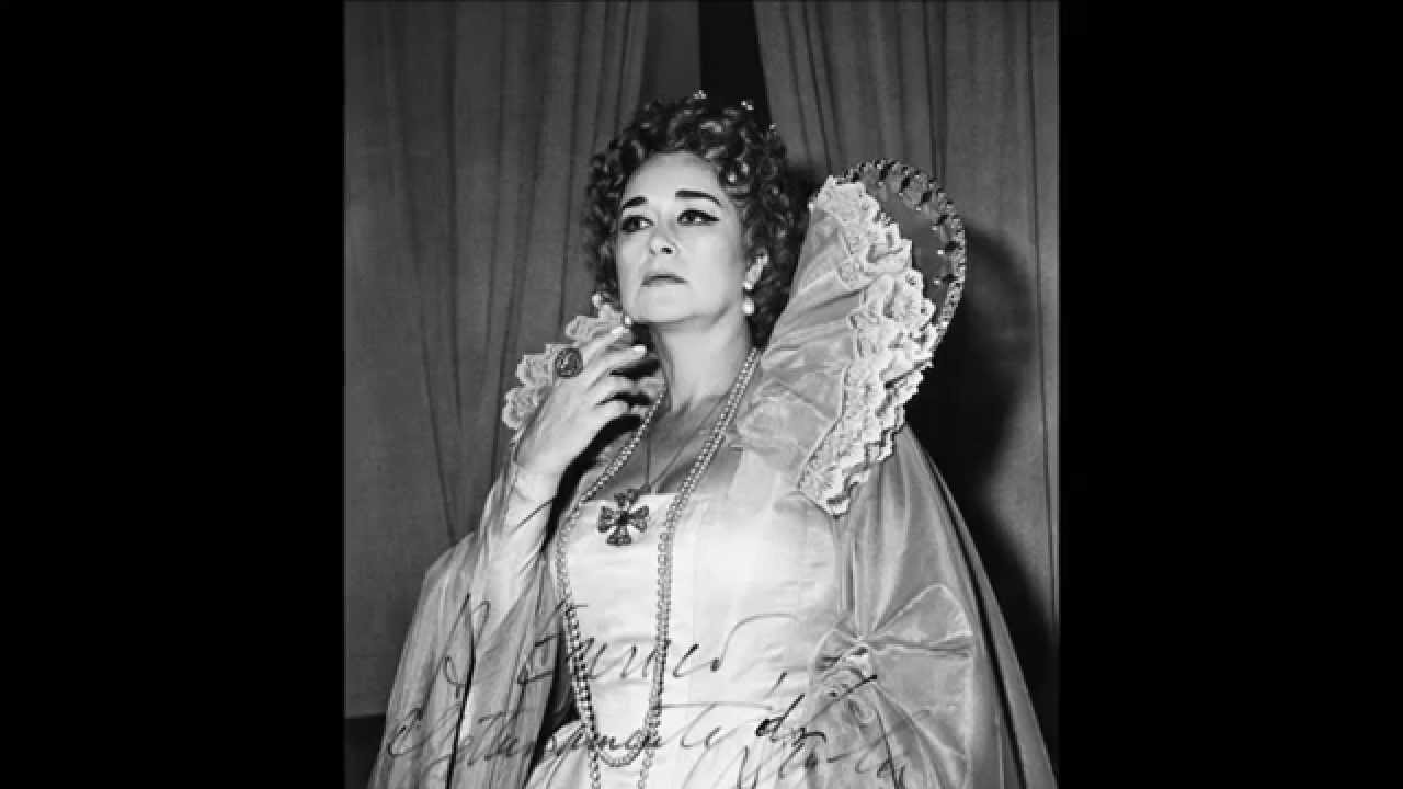 Leyla Gencer - Vivi ingrato (Roberto Devereux) 1964 - Donizetti