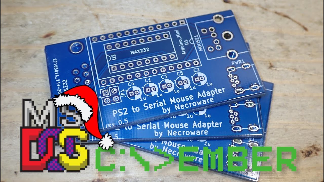 Arduino based PS/2 to Serial mouse adapter (