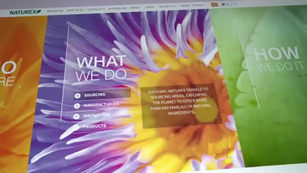 NATUREX - New Website